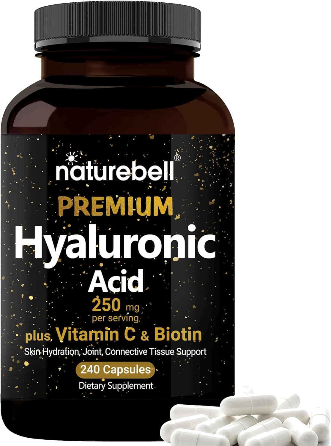 naturebell NatureBell Hyaluronic Acid with Vitamin C , 240 Capsules