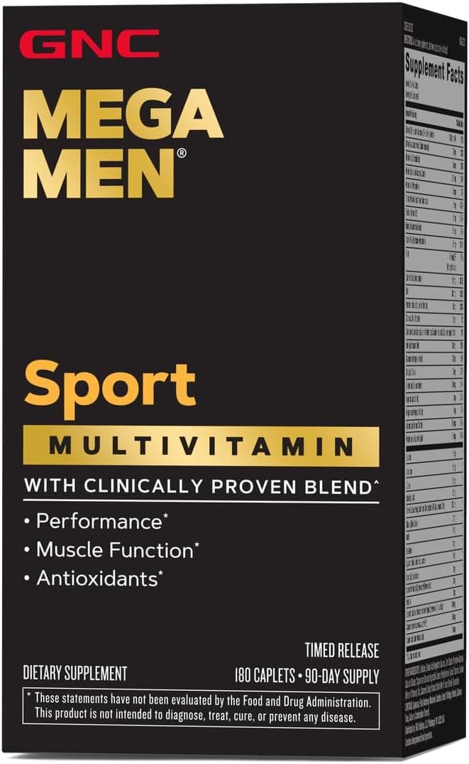 GNC GNC Mega Men Sport Multivitamin |180 Capsules