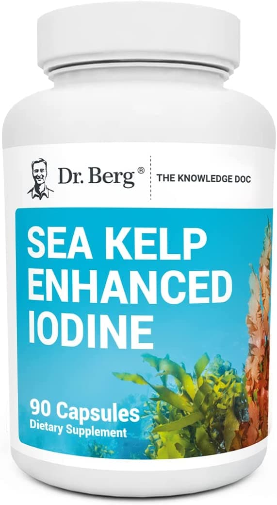 Dr Berg's Dr Berg Sea Kelp Enhanced Iodine, 90 Capsules