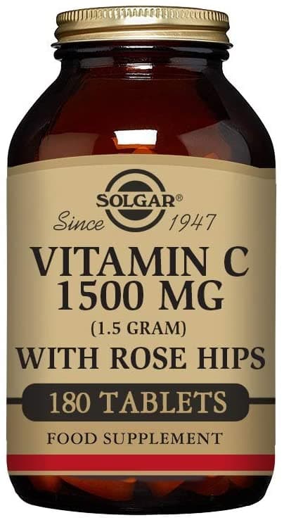Solgar Solgar Vitamin C 1500 mg with Rose Hips - 180 Tablets