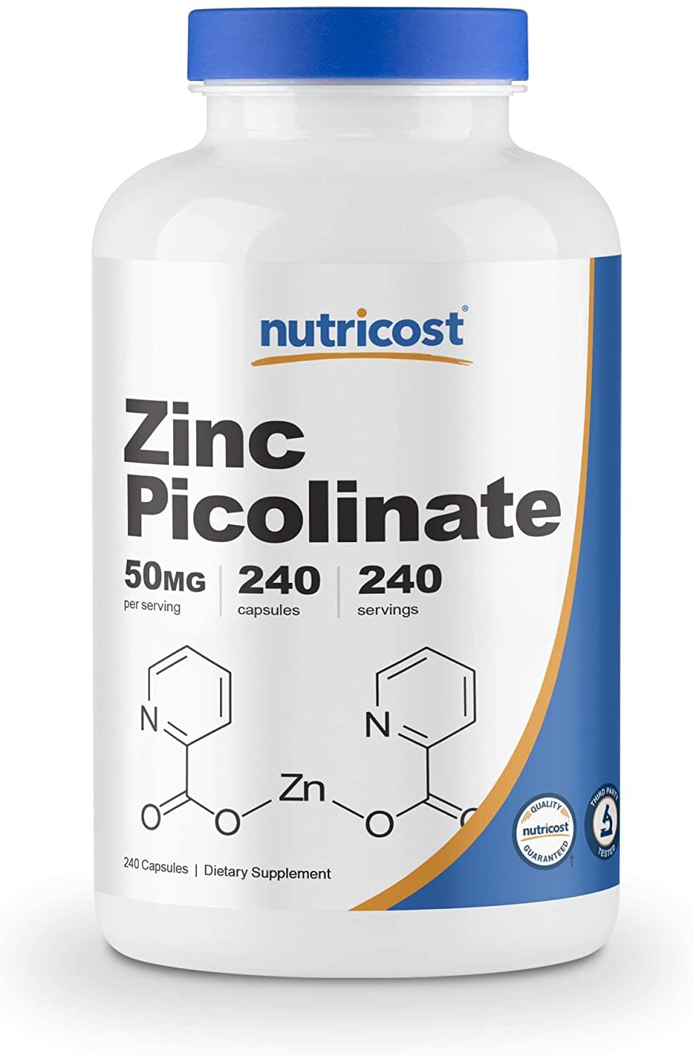 NutriCost Nutricost, Zinc Picolinate 50mg, 240 Capsules