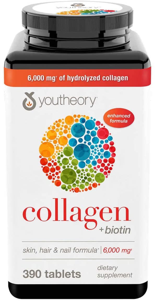 youtheory Youtheory Collagen type I, II and III with Vitamin C 390 Count