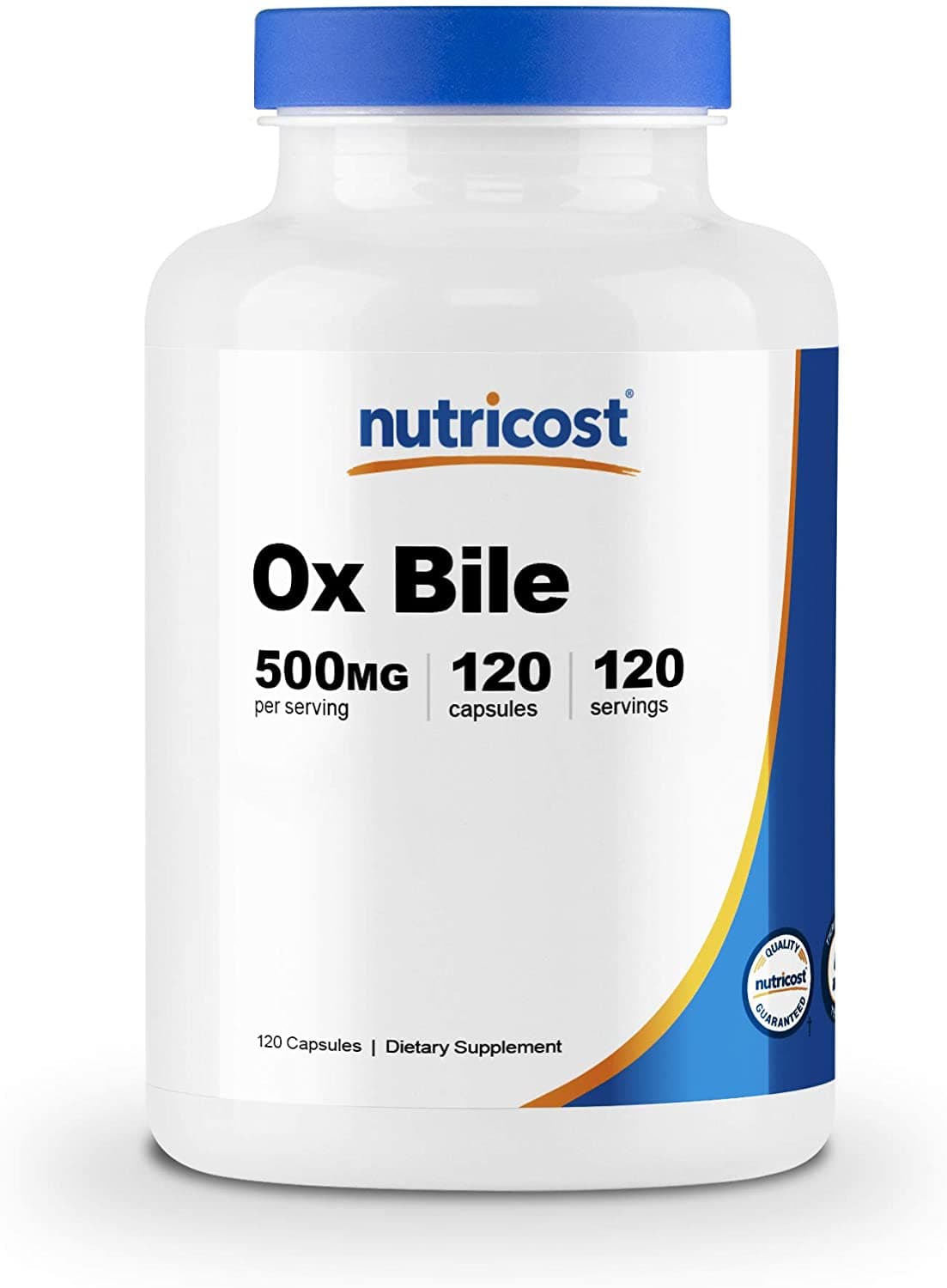 NutriCost Nutricost Ox Bile 500mg 120 Capsules
