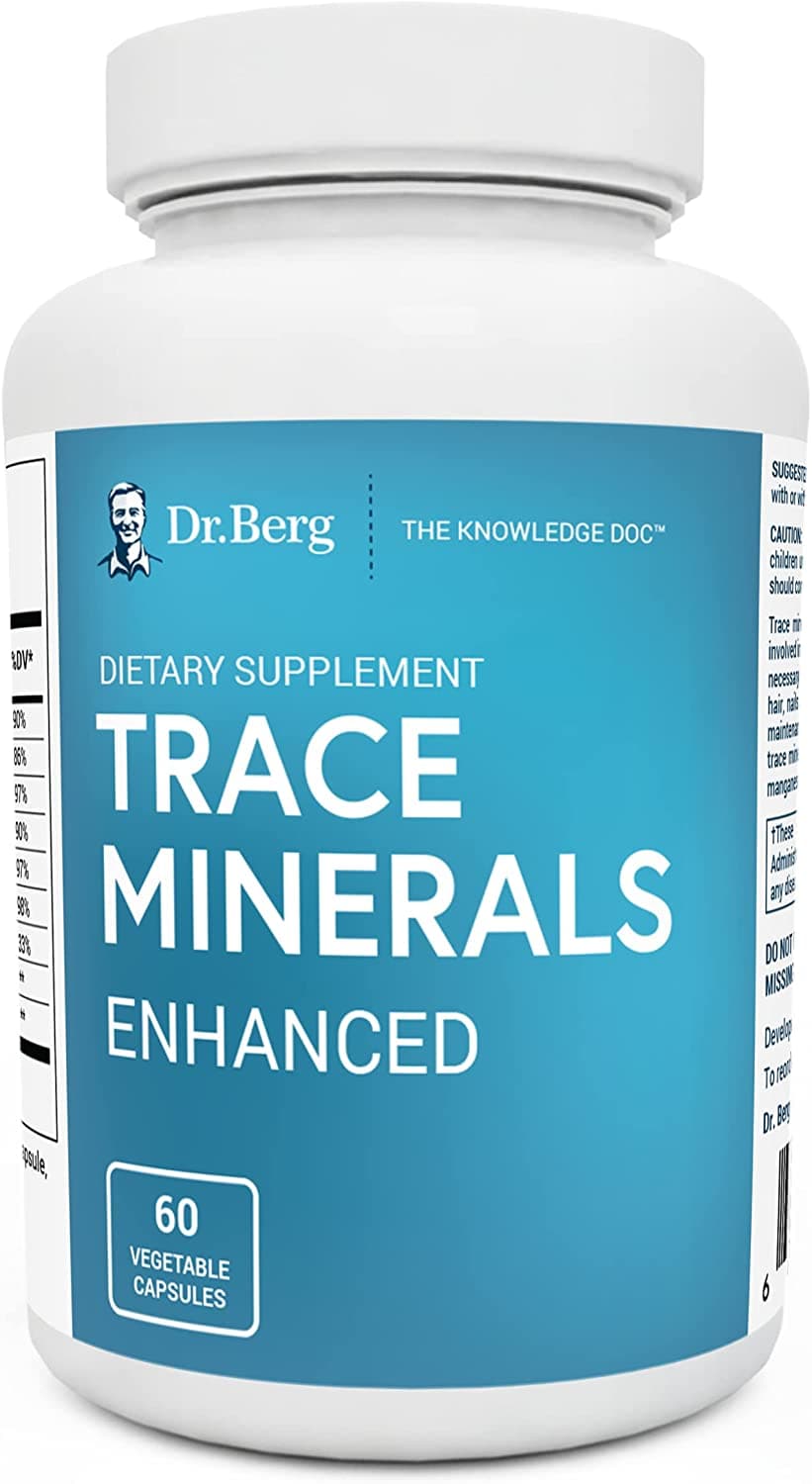 Dr Berg's Dr. Berg's Trace Minerals Enhanced Complex | 60 Capsules