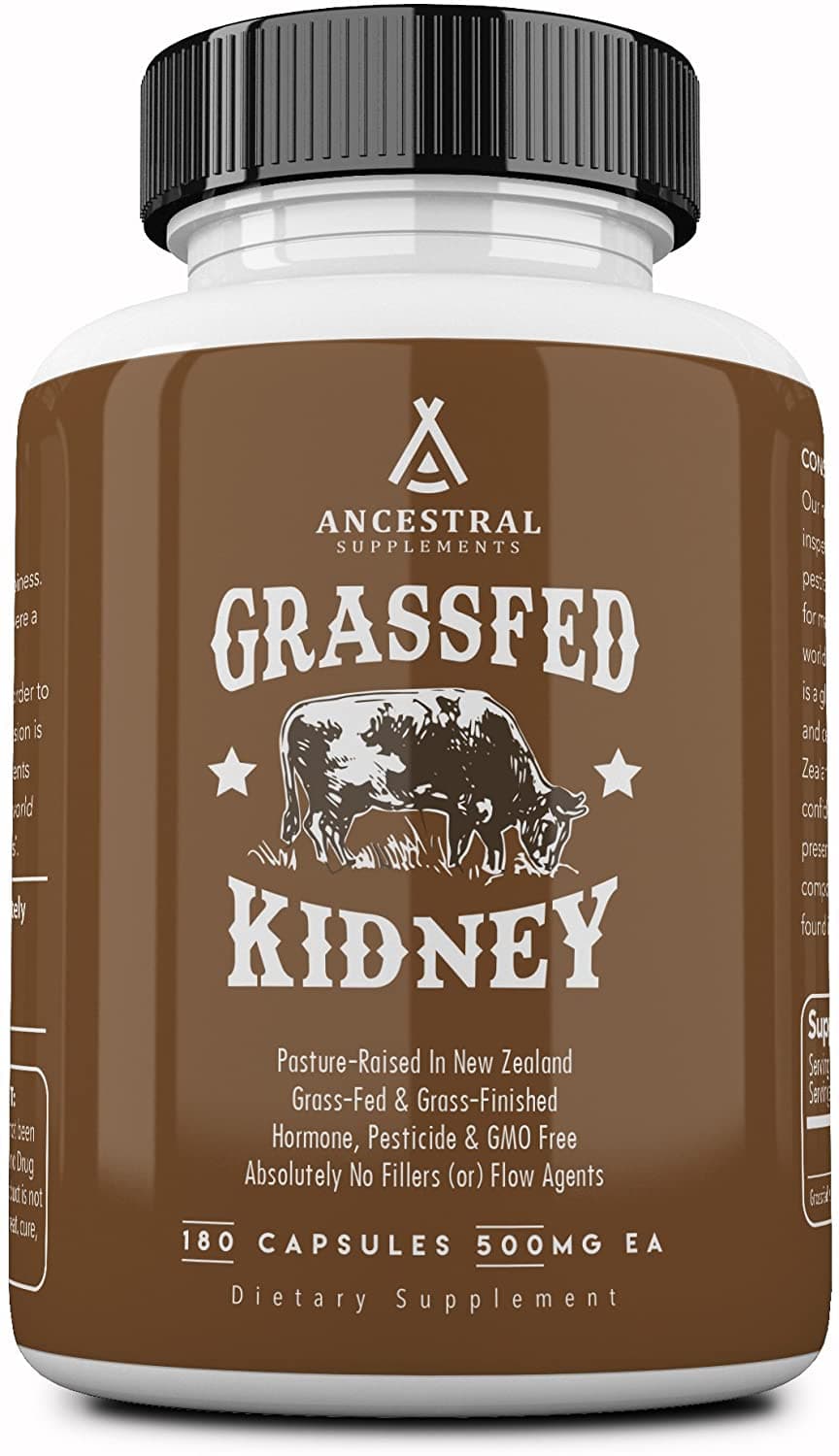 Ancestral Supplements Ancestral Grassfed Kidney DAO for Allergy 180 Capsules