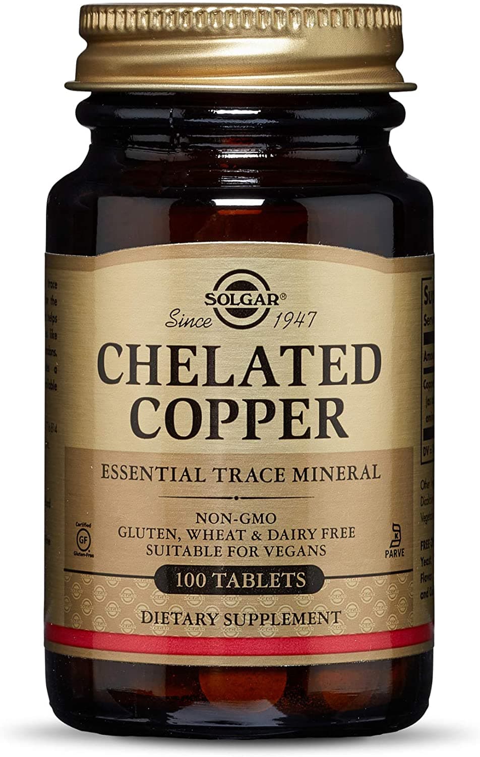 Solgar Solgar Chelated Copper, 100 Tablets
