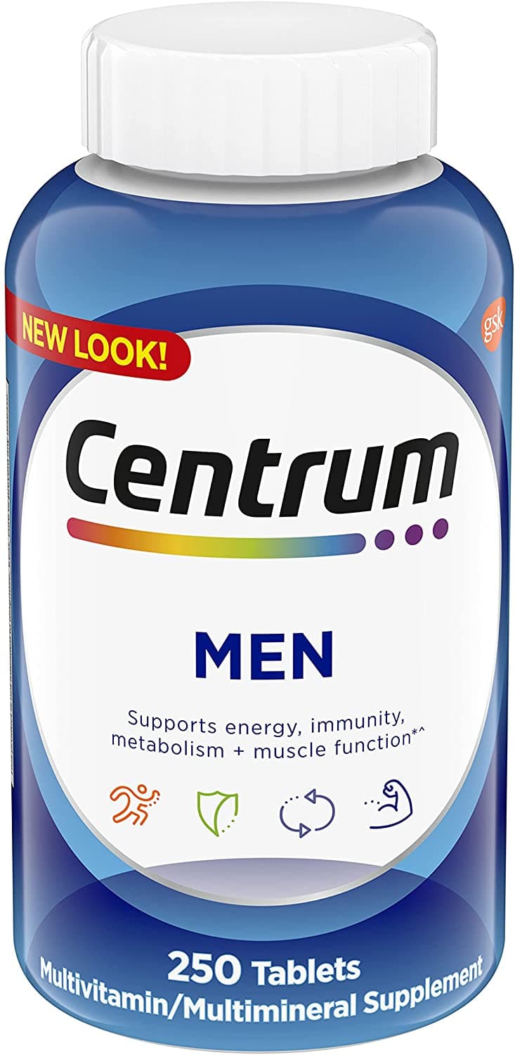 Centrum Centrum Multivitamin for Men: Complete Daily Nutrition - 250 Tablets