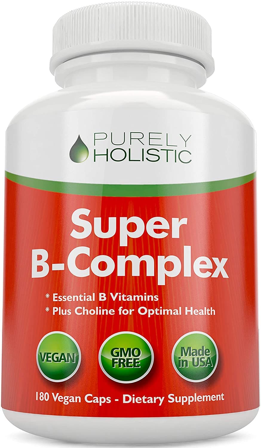 PURELY HOLISTIC PURELY HOLISTIC, Vitamin B Complex, 180 Capsules