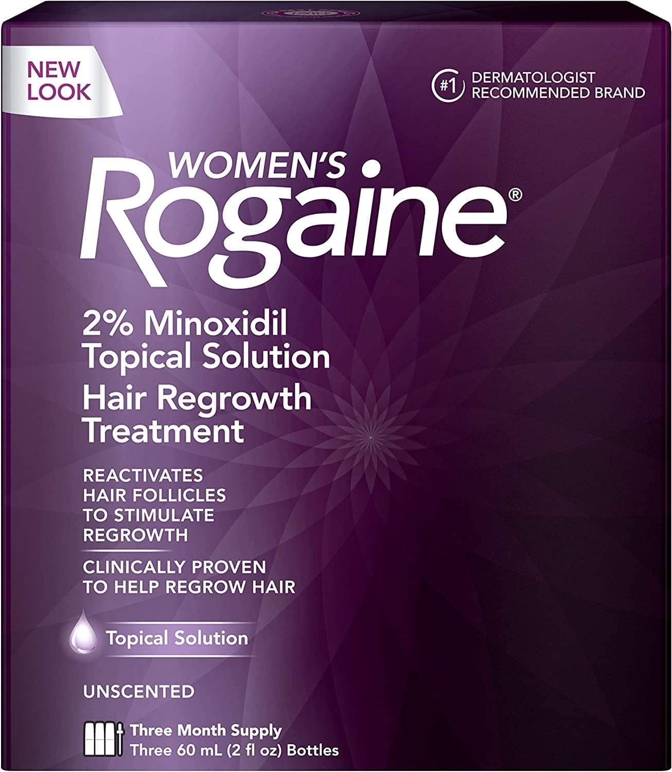 Rogaine Rogaine Women's 2% Minoxidil Solution Three Supply