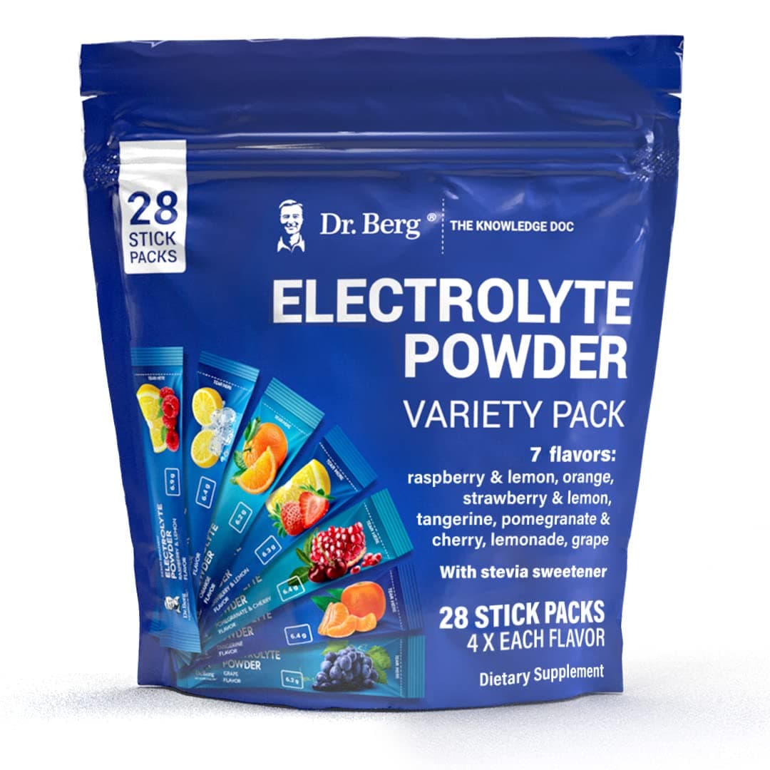 Dr Berg's Dr. Berg Electrolyte Powder Variety Pack – 28 Stick Packs