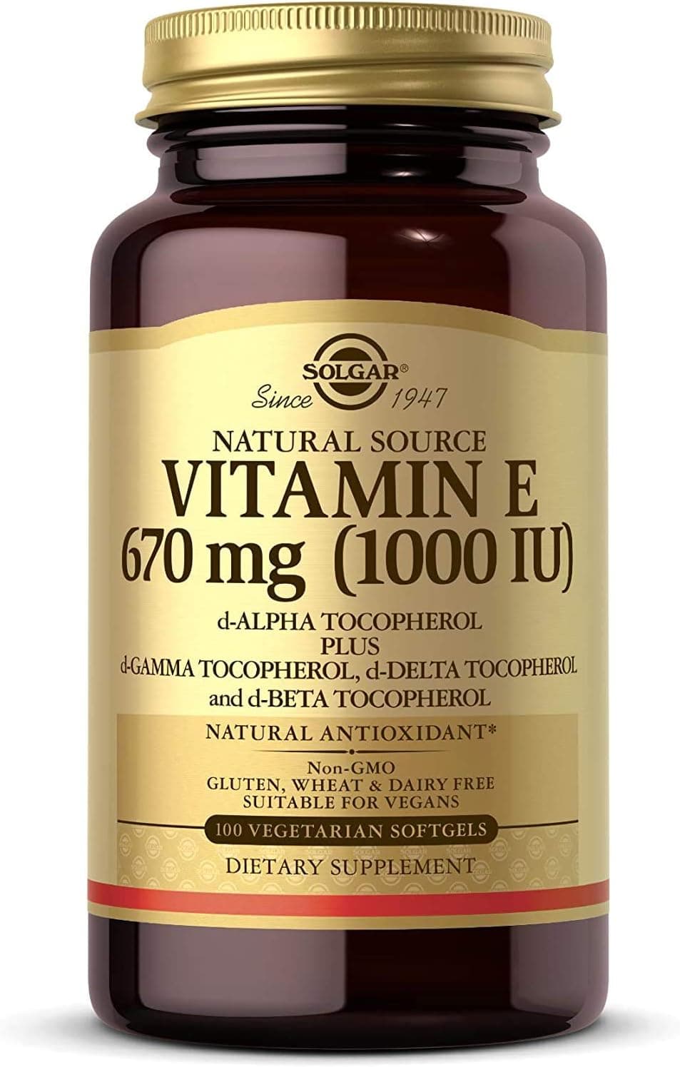 Solgar Solgar Vitamin E 670 mg (1000 IU) | 100 Softgels