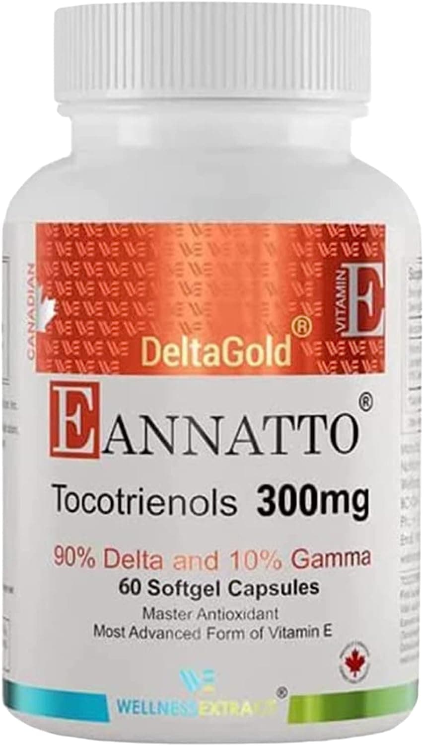 WELLNESS EXTRACT Eannatto DeltaGold Tocotrienols 60 Capsules