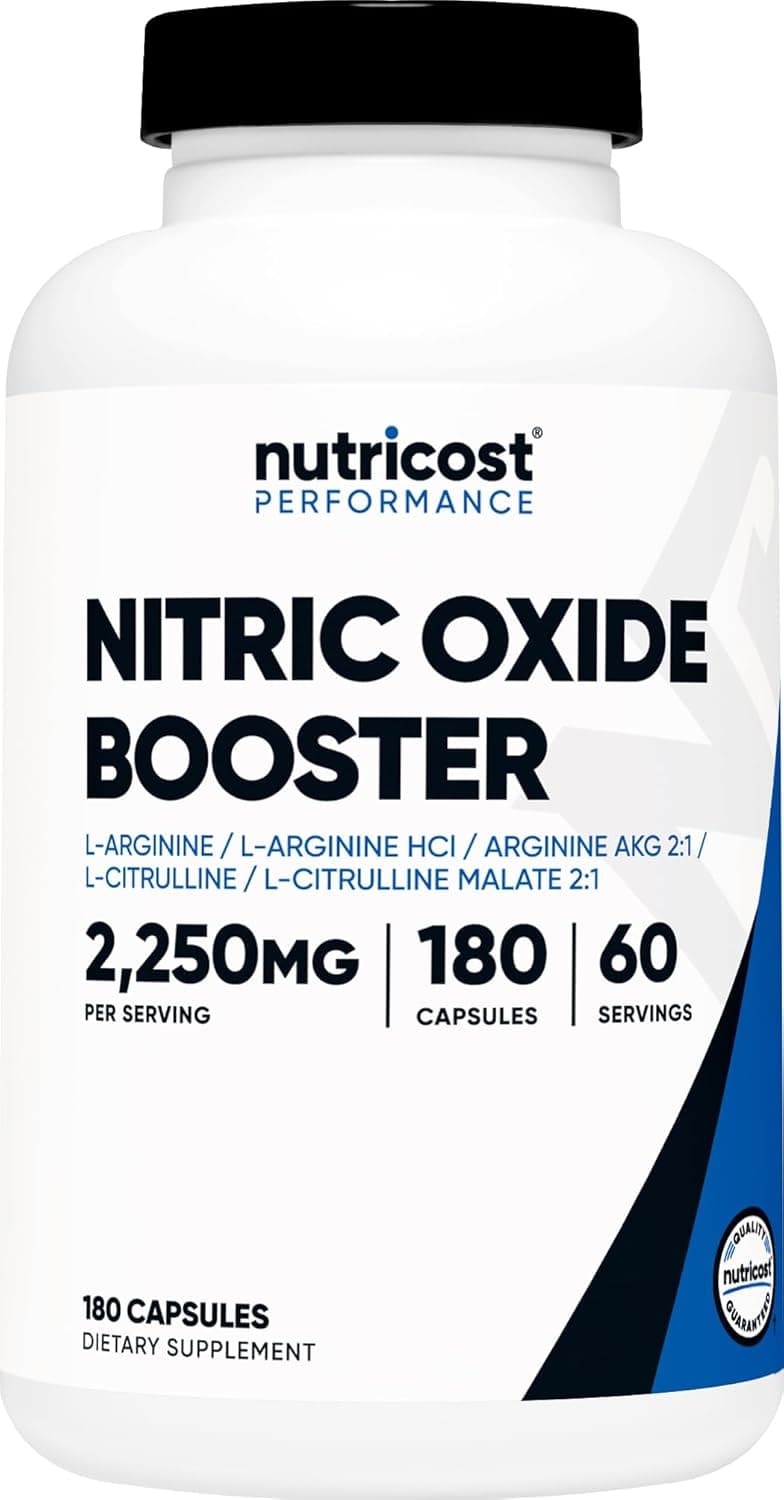 NutriCost Nutricost, Nitric Oxide Booster 2250mg, 180 Capsules
