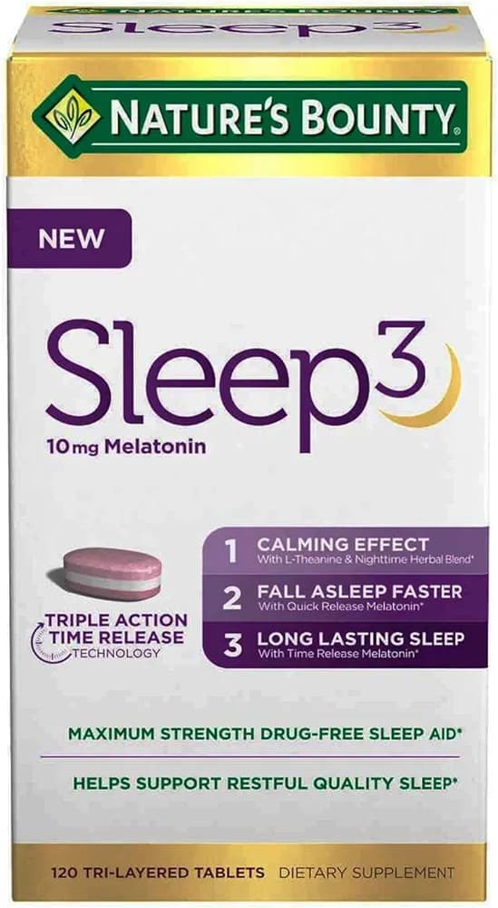 Nature's Bounty Nature's Bounty Sleep3 10mg Melatonin | 120 Tablets