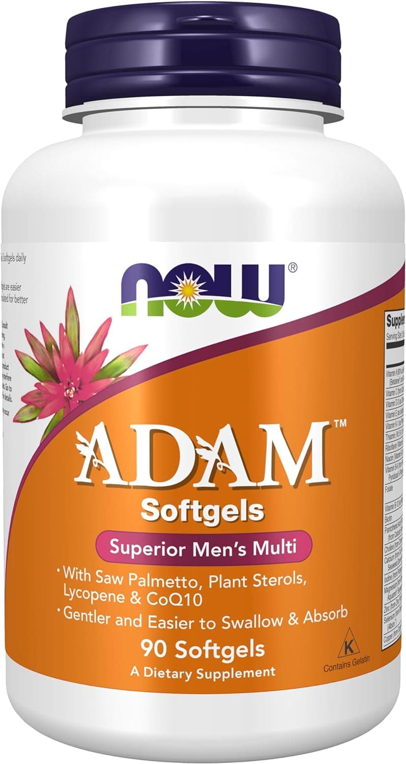 now ADAM Men's Multivitamin – 90 Softgels