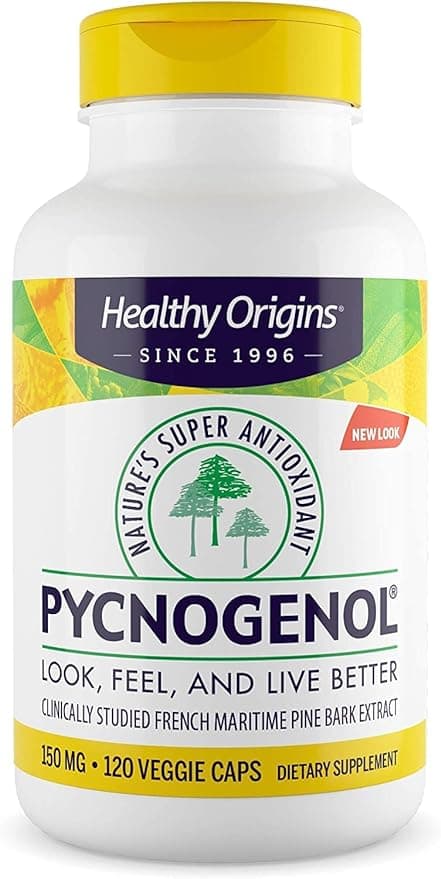 Healthy Origins Healthy Origins Pycnogenol® 150 mg – French Pine Bark Extract – 120 Veggie Caps