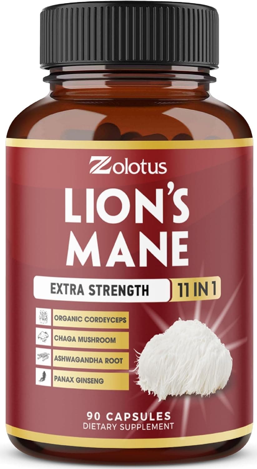 zolotus Zolotus Lions Mane Mushroom Complex 11-in-1 | 90 Capsules