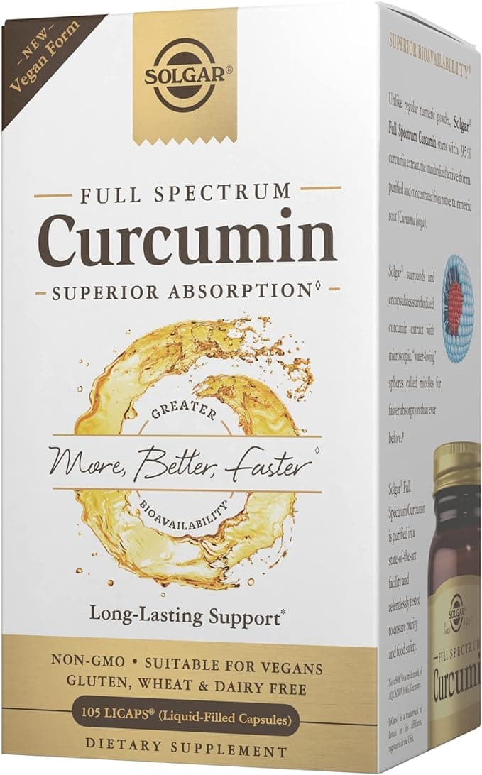 Solgar Solgar Full Spectrum Curcumin, 105 LiCaps