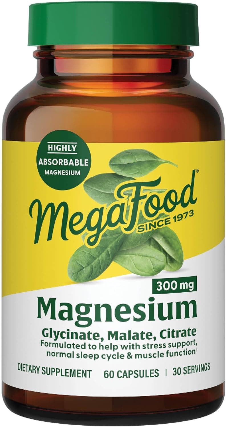 MegaFood Magnesium 300 mg - 60 Capsules