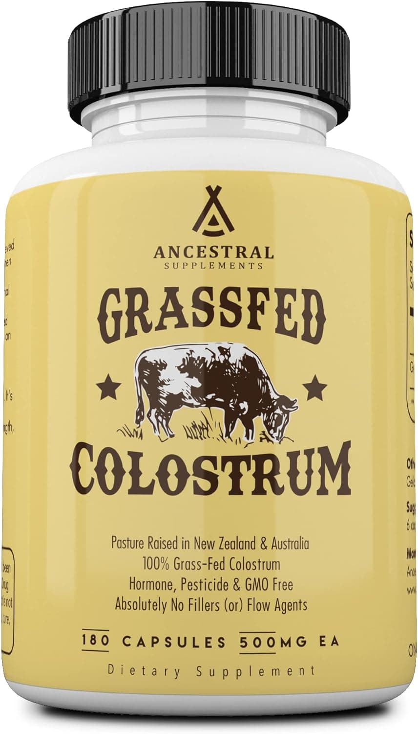 Ancestral Supplements Ancestral Supplements Grass Fed Beef Colostrum | 180 Caps
