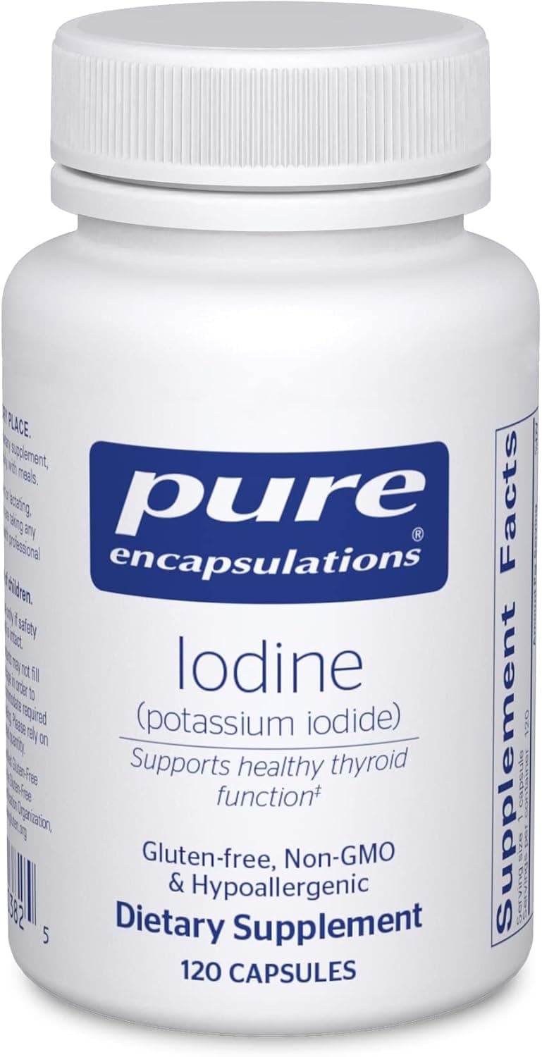 PURE ENCAPSULATIONS Pure Encapsulations Iodine (Potassium Iodide), 120 Capsules