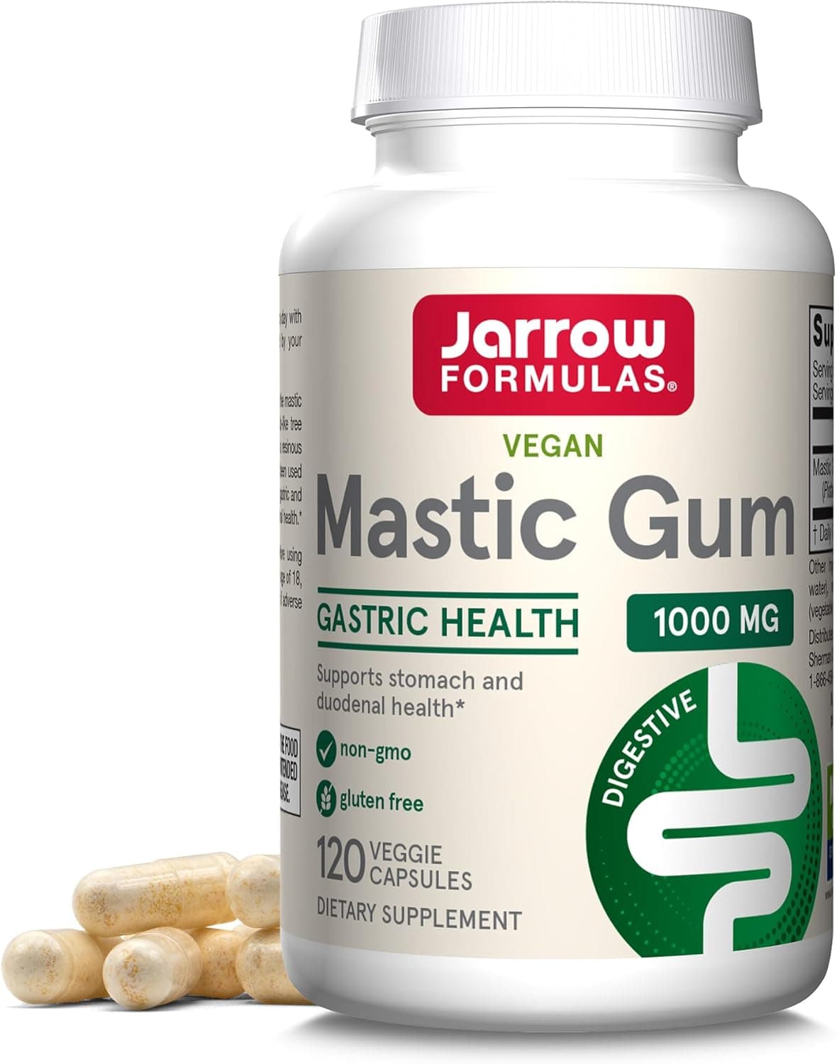 Jarrow Formulas Mastic Gum 1000 mg 120 Capsules