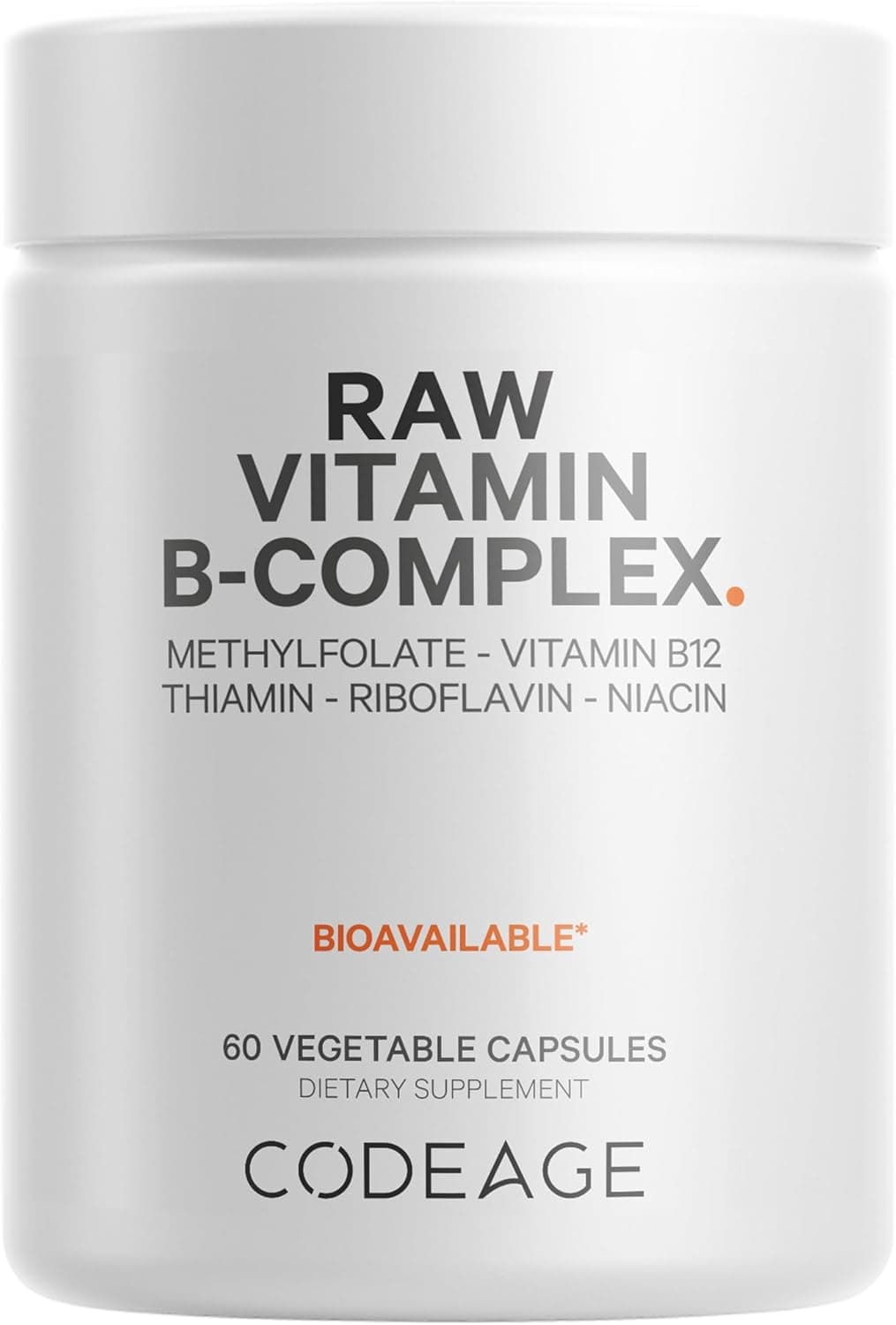 Codeage Codeage Raw , Vitamin B-Complex Supplement | 60 Capsules