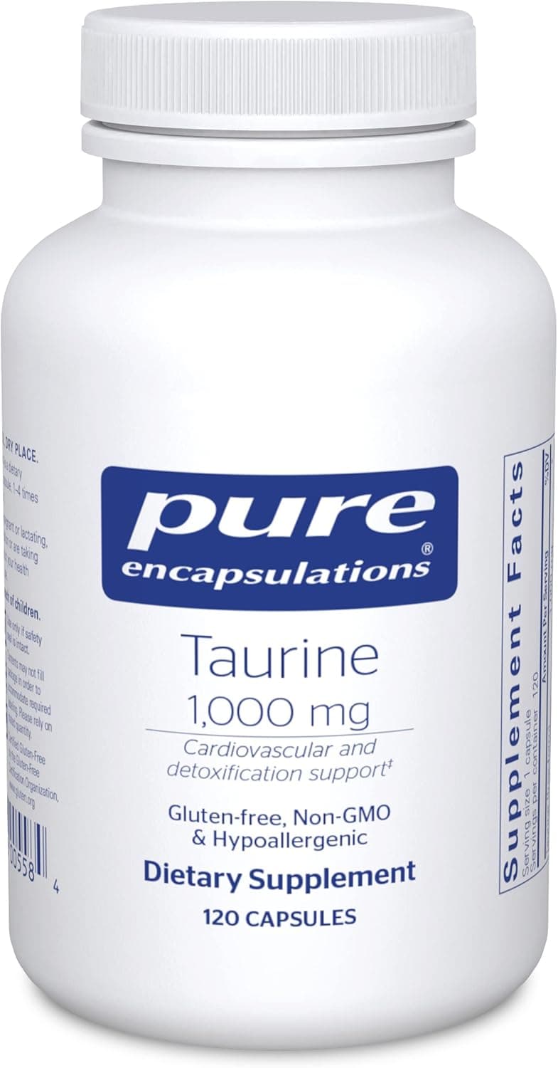 PURE ENCAPSULATIONS Pure Encapsulations Taurine 1,000 mg – 120 Capsules