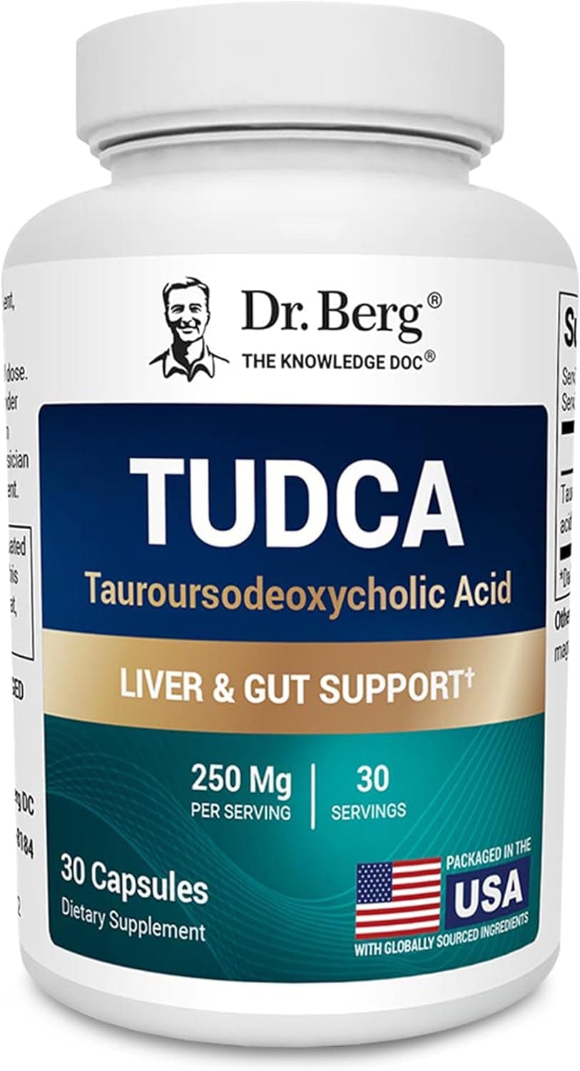 Dr Berg's Dr. Berg's TUDCA Supplement | Liver & Gallbladder Support | 30 Capsules