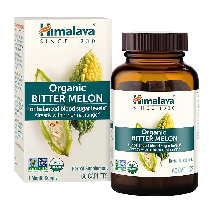 HIMALAYA Himalaya Organic Bitter Melon | Glucose Metabolism Support | 60 Caplets