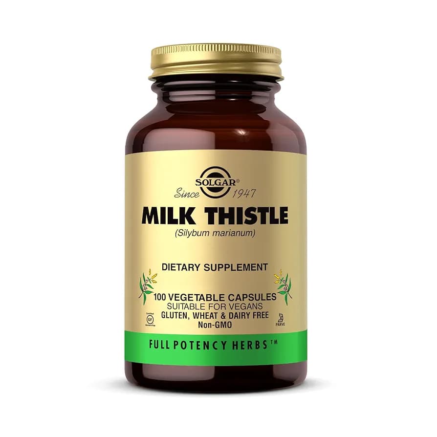 Solgar Solgar Milk Thistle | 100 Vegetable Capsules for Liver Support
