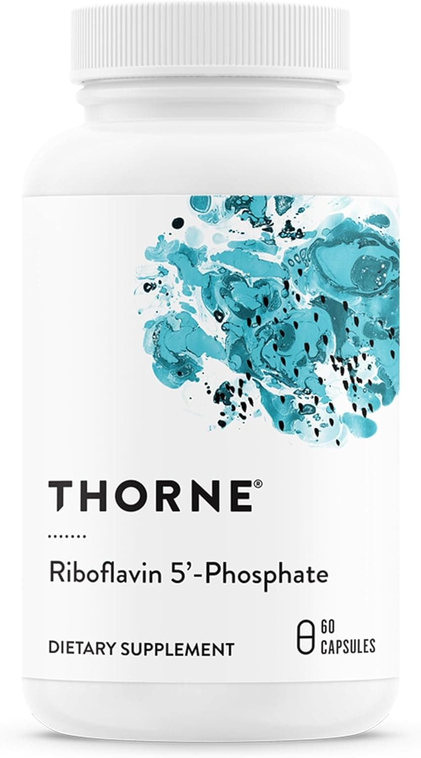 Thorne Thorne Riboflavin 5-Phosphate R5P - Bioactive B2 for MTHFR & Energy | 60 Capsules