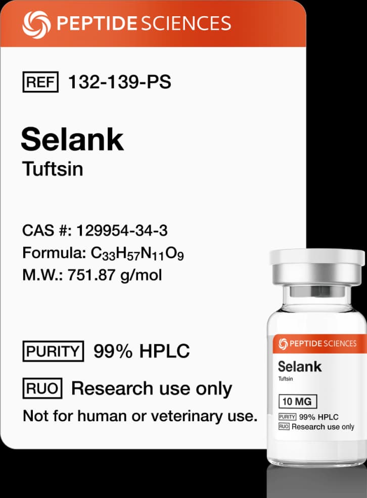Peptide Sciences Selank 10mg