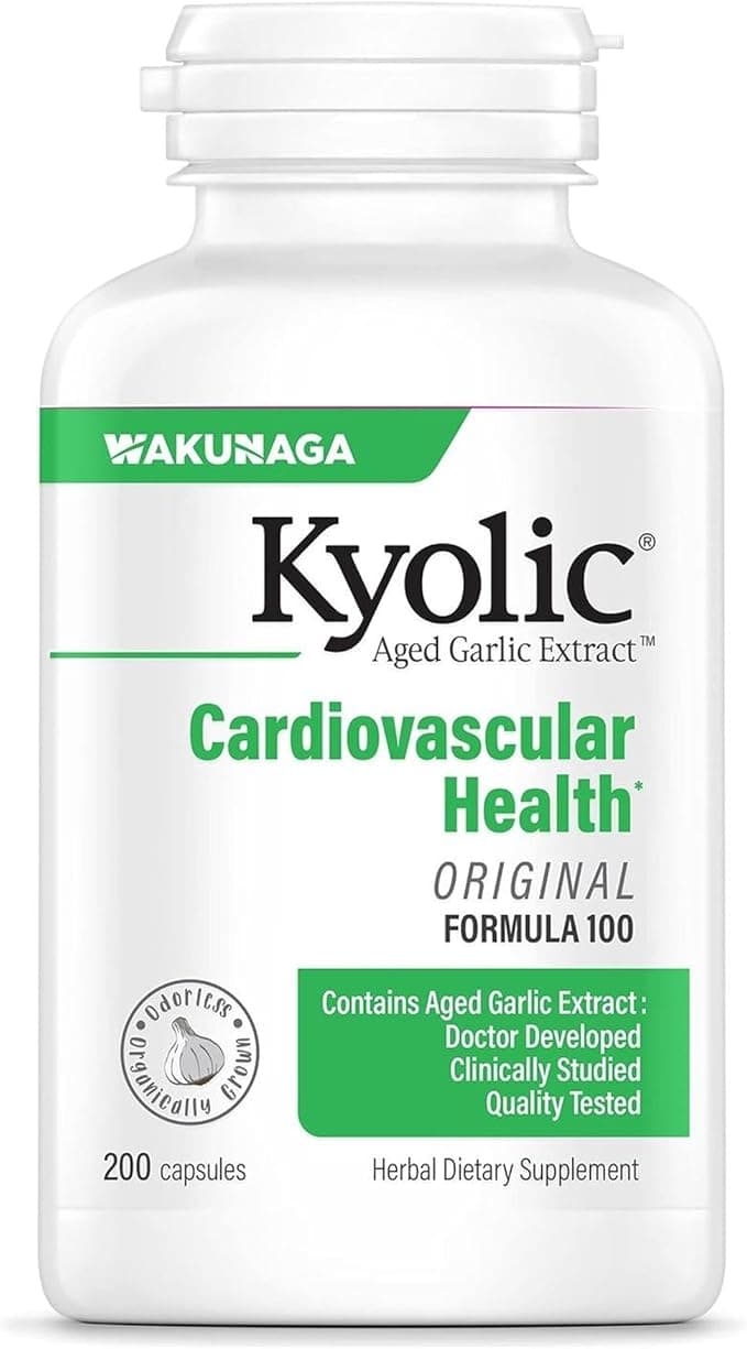 Kyolic Kyolic Aged Garlic Extract Formula 600mg | Cardiovascular Health | 200 capsules