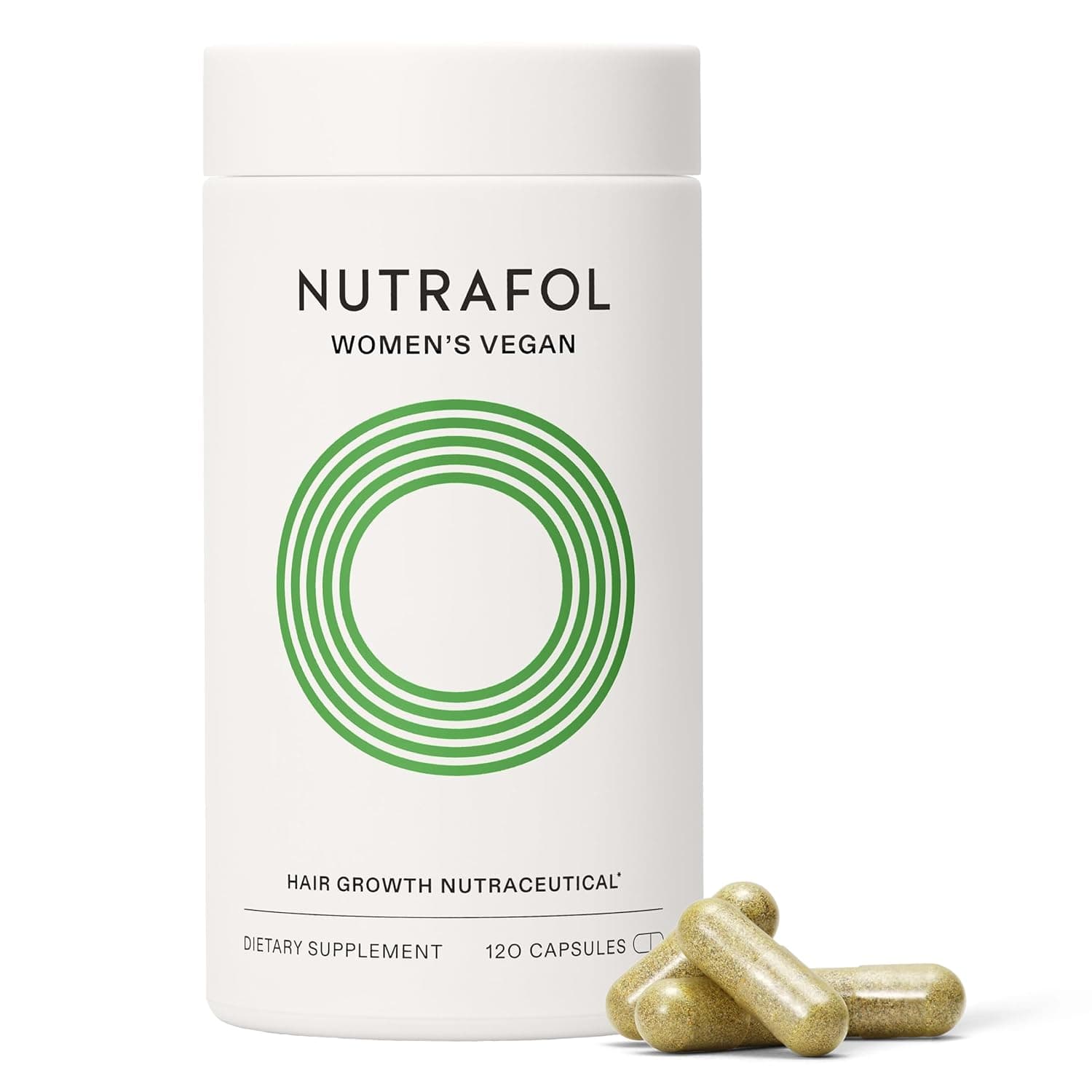 Nutrafol Nutrafol Women's Hair Growth Supplements - For Women 18-44 Years Old - Clinically Tested for Thicker, Stronger Hair, 100% Vegan | 120 capsules