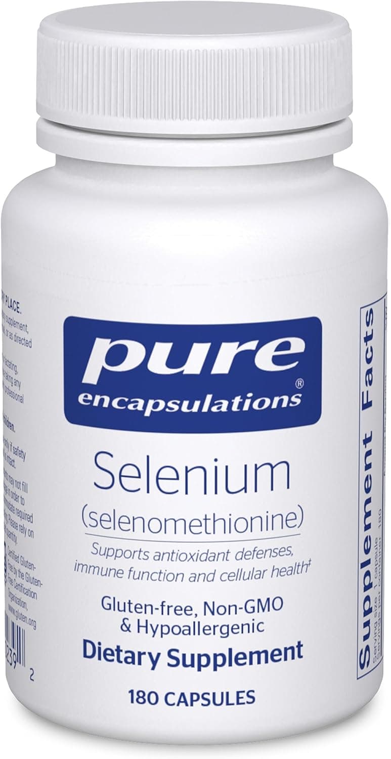 PURE ENCAPSULATIONS Pure Encapsulations Selenium – 200 mcg | 180 Capsules