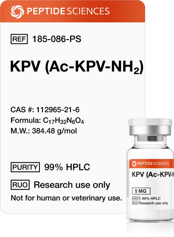 Peptide Sciences KPV (Ac-KPV-NH2) 5mg