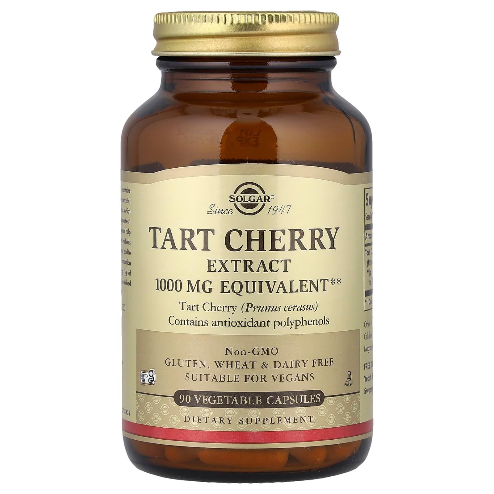 Solgar Solgar Tart Cherry Extract 1000 mg | 90 Capsules