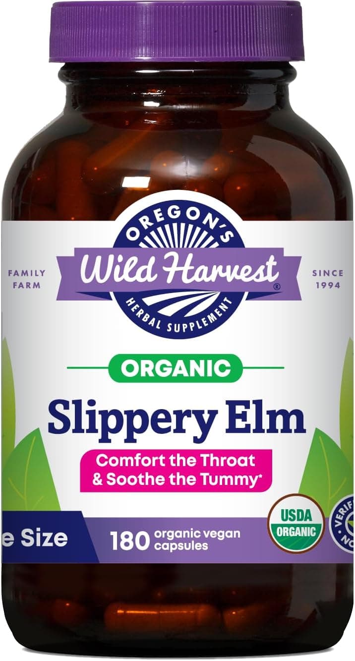 Oregon's Wild Harvest Oregon’s Wild Harvest Slippery Elm | 180 Organic Capsules