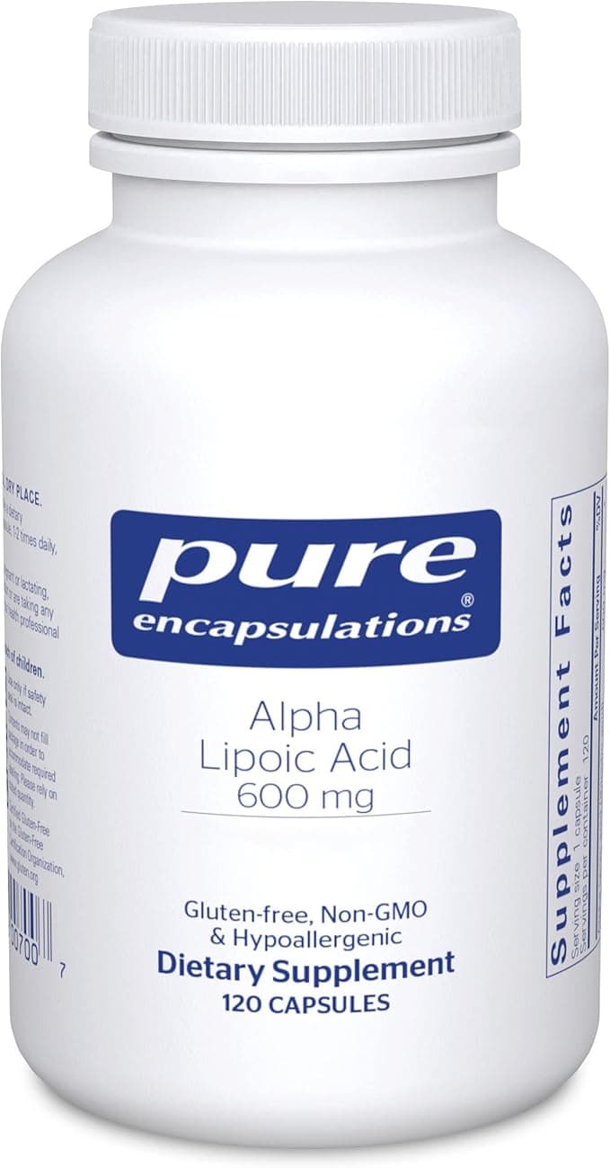 PURE ENCAPSULATIONS Pure Encapsulations Alpha Lipoic Acid 600 mg | Universal Antioxidant |120 Capsules
