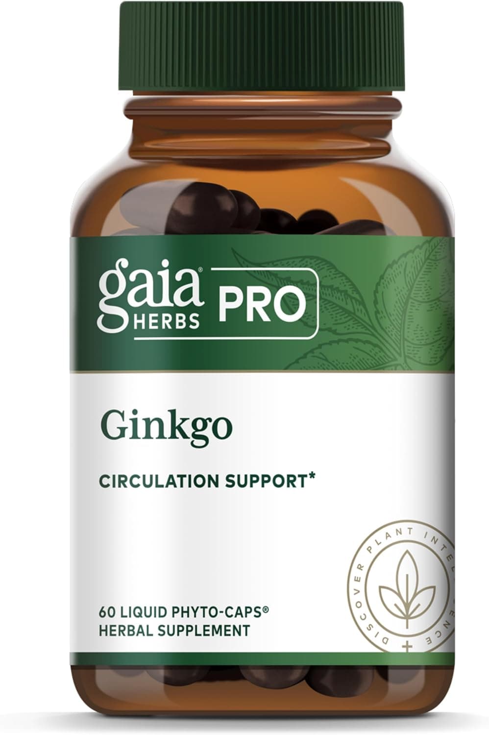 Gaia Herbs Gaia Herbs Pro Ginkgo | Cognitive Support | 60 Liquid Phyto-Caps