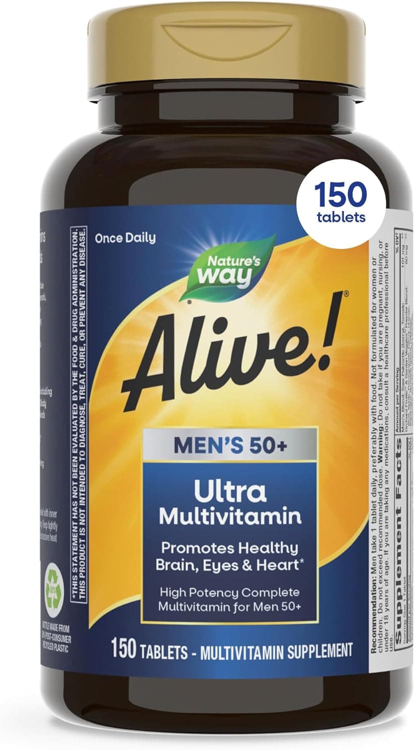 Nature's Way Nature's Way Alive! Men's 50+ Multivitamin | 150 Tablets