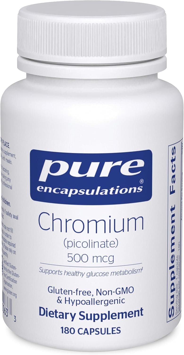 PURE ENCAPSULATIONS Pure Encapsulations Chromium Picolinate 500 mcg | 180 Caps