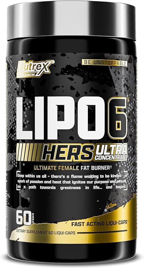 Nutrex Nutrex Research Lipo-6 Black Hers Ultra Concentrate | Women's Fat Burner | 60 Pills