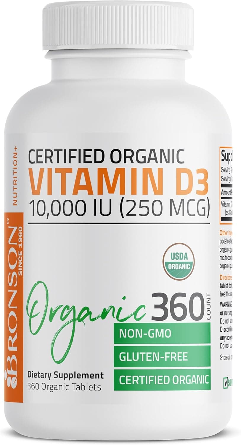 BRONSON Vitamins BRONSON Vitamin D3 10000 IU 360 Tablets