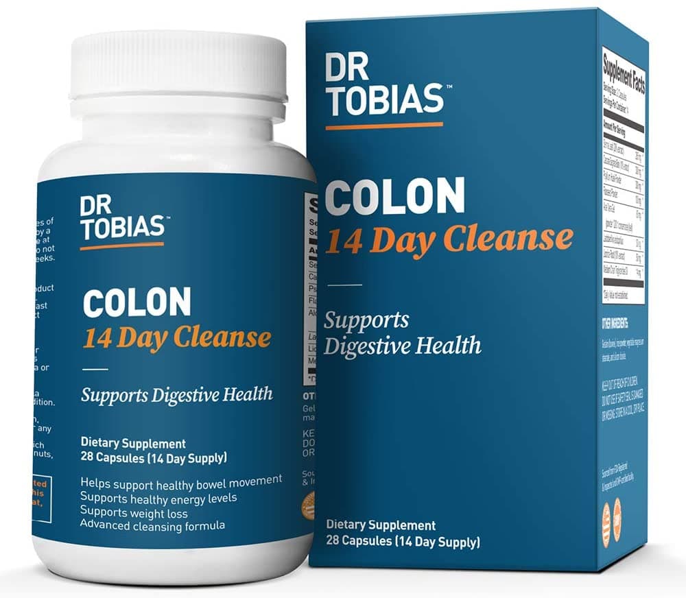 Dr Tobias Colon Cleanse Supports Detox 28 Capsules