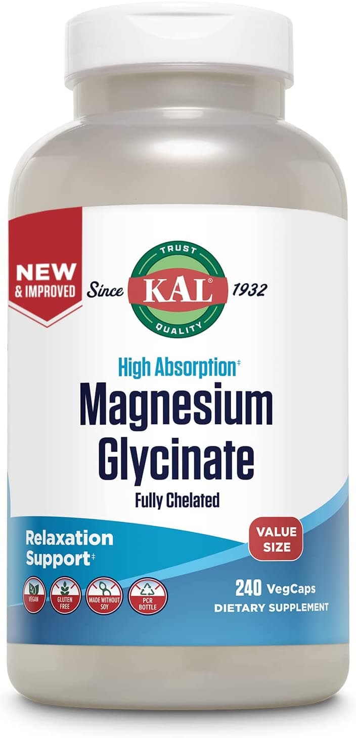 KAL KAL Magnesium Glycinate Fully Chelated 240 VegCaps