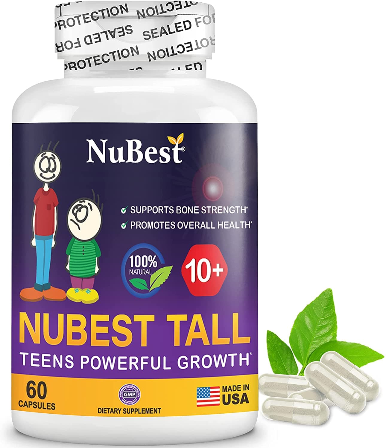 NuBest NuBest Tall 10+ Advanced Growth Formula for Children 60 Capsules