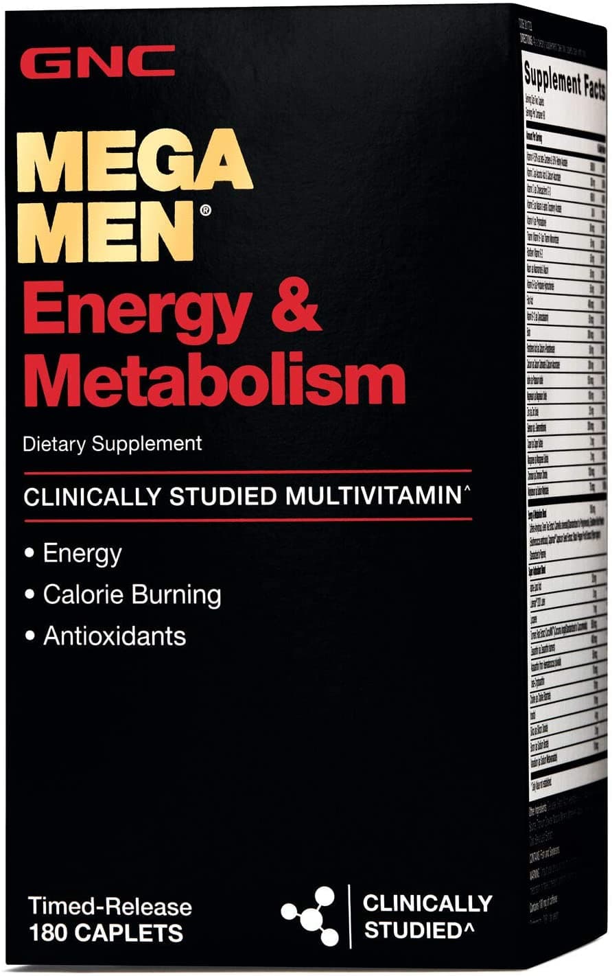 GNC Mega Men Energy & Metabolism Multivitamin | 180 Count