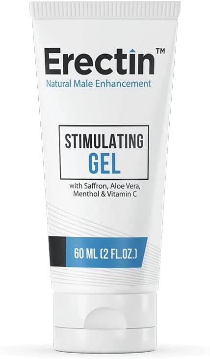 Leading Edge Health Erectin: Natural Male Enhancement Gel | Fast-Acting Performance Formula | 60 ml